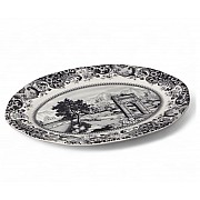 Блюдо овальное 25,5 см Rome Grey Claytan