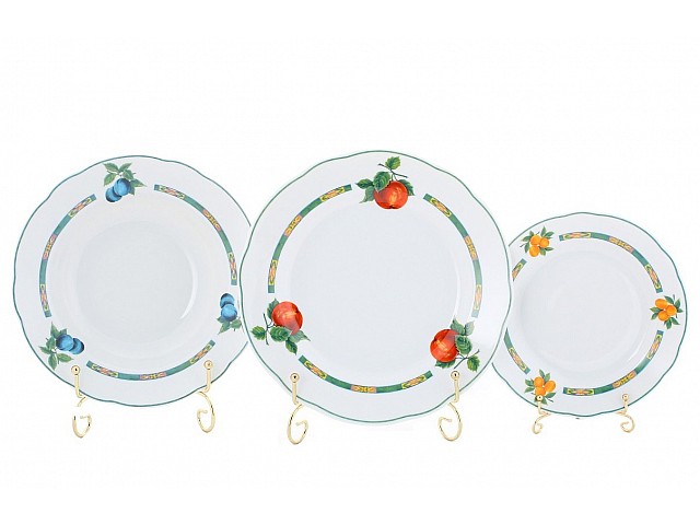 Набор тарелок Leander Мэри-Энн Фруктовый сад 6 шт 18 шт