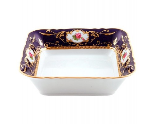 Салатник квадратный Leander Соната Кобальт 0440 17 см