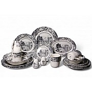 Сервиз столовый на 4 персоны 21 предмет Rome Grey Claytan