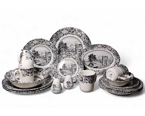 Сервиз столовый на 4 персоны 21 предмет Rome Grey Claytan Сервиз столовый на 4 персоны 21 предмет Rome Grey Claytan