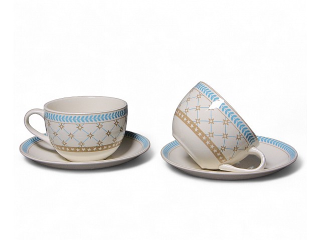 Набор из двух чайных пар 4 предмета 240 мл Tealstar Claytan
