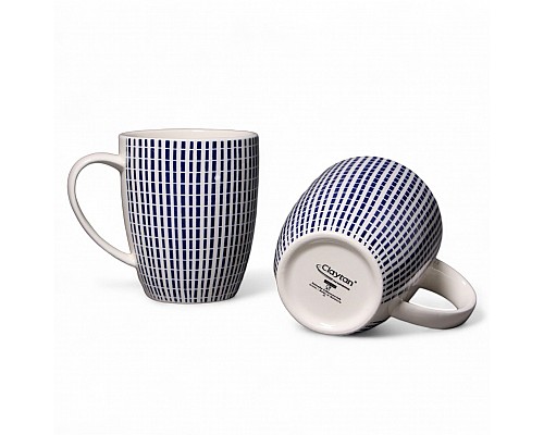 Набор из двух кружек 360 мл Singapore Blue Claytan