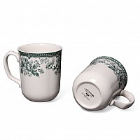 Набор из двух кружек 340 мл DIANA Rose Jade Green Claytan