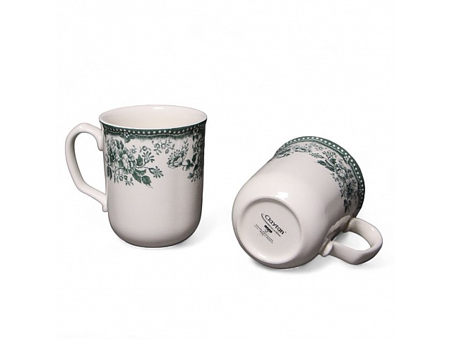 Набор из двух кружек 340 мл DIANA Rose Jade Green Claytan
