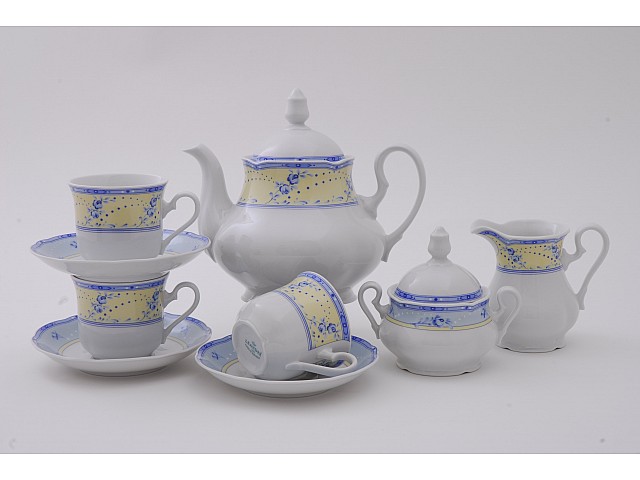 Сервиз чайный Leander Мэри-Энн 0667 на 6 персон 15 предметов