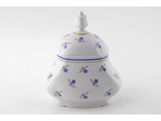 Шкатулка для чайных пакетов Leander Мэри-Энн Синие цветы 0,65л
