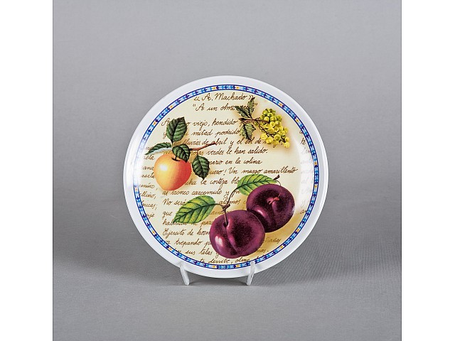 Тарелка настенная Фрукты, Слива Leander 21см