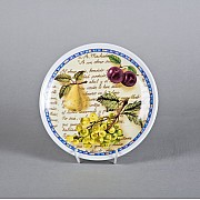 Тарелка настенная Фрукты, Виноград Leander 21см