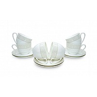 Набор чайных пар Дионис шампань Акку на 6 персон 250 мл