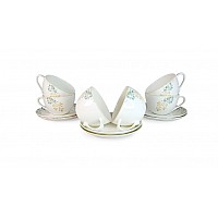 Набор чайных пар Оливия Акку 300 мл на 6 персон 12 предметов