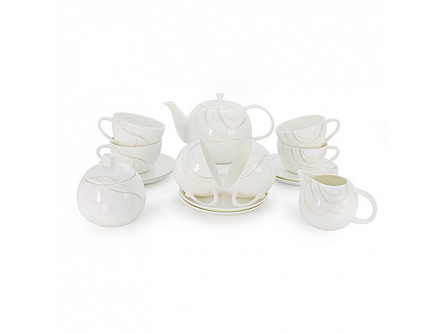 Чайный сервиз Элегия Акку на 6 персон 15 предметов