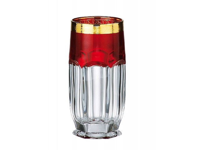 Набор стаканов для воды Сафари Рубин Bohemia Crystal 300 мл