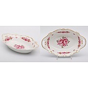 Хлебница 31см Weimar Porzellan Роза