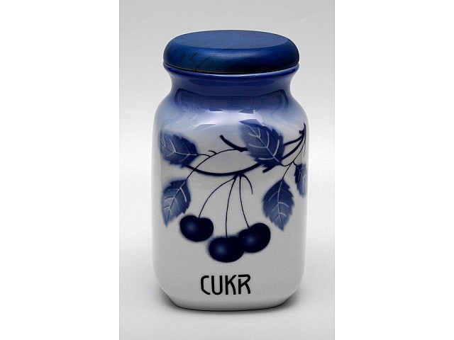 Банка для сыпучих продуктов (сахар) 1л Thun Вишни