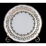 Набор тарелок Bavaria Лист белый 24 см 6 штук