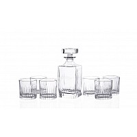 Набор для виски RCR Timeless Style 7 предметов Графин 750 мл стаканы 360 мл