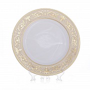 Набор тарелок Bavaria Александрия Крем/золото 27 см 6 штук