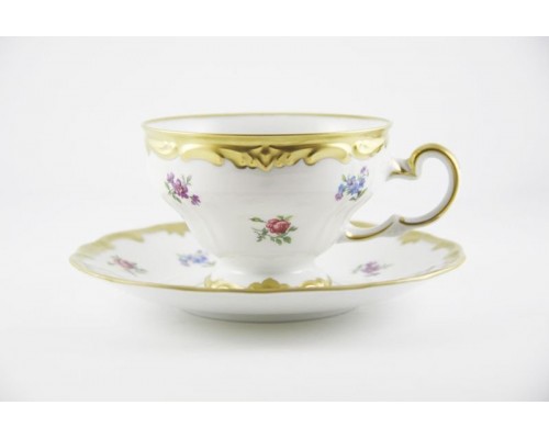 Набор чайный Мейсенский цветок Weimar Porzellan 210 мл на 6 персон