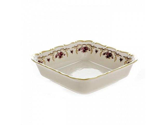 Салатник квадратный 16 см "Ангелика 843 SL" Starorolsky Porzellan MZ