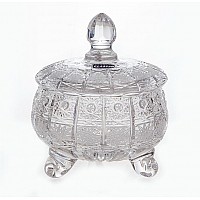 Ваза для фруктов тройножка 11.5 см Glasspo Bohemia