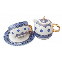 Восточный набор для чая Rudolf Kampf Национальные Традиции 2065 линия Узбекистан (чайник 0,4 + чашка 0,2)