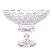 Ваза для фруктов хрустальная Glasspo 30,5 см на ножке
