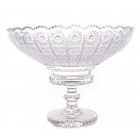 Ваза для фруктов хрустальная Glasspo 30,5 см на ножке