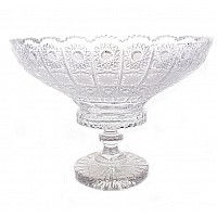 Ваза для фруктов 35,5 см на ножке Glasspo Bohemia 