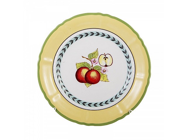 Набор тарелок 19 см Leander Соната 2703 Фрукты в центре 6 штук