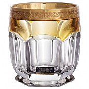 Набор стаканов для виски Сафари желтый 280 мл Bohemia Crystal 6 шт