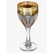 Набор бокалов для вина Сафари желтый Bohemia Crystal 6 шт