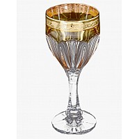 Набор бокалов для вина Сафари желтый Bohemia Crystal 6 шт