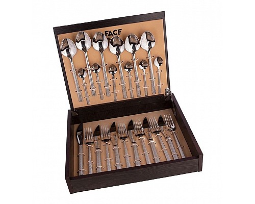Набор столовых приборов Hera Face 24 предмета на 6 персон