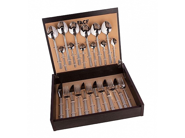 Набор столовых приборов Hera Face 24 предмета на 6 персон
