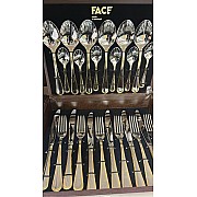 Набор столовых приборов Desna Gold Face 6 персон 24 предмета