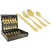 Набор столовых приборов Antique Champagne Face на 6 персон 24 предмета