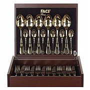 Набор столовых приборов Slim Champagne Face на 6 персон 24 предмета 