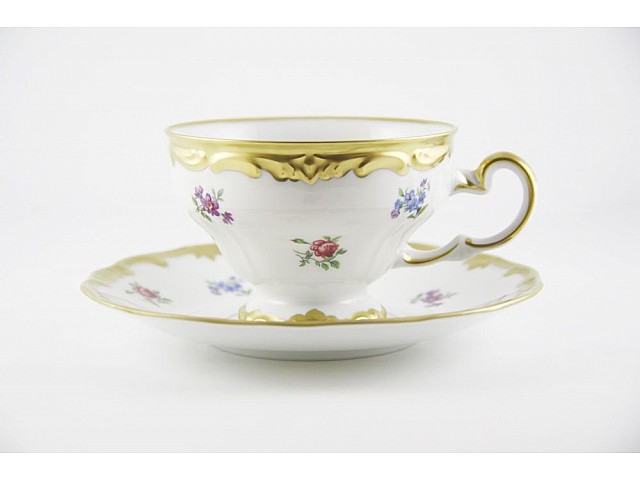 Набор чайный Мейсенский цветок Weimar Porzellan на 6 персон подарочный