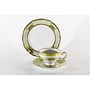 Набор чайный Симфония Золотая Weimar Porzellan на 6 персон 18 предметов