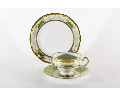 Набор чайный Симфония Золотая Weimar Porzellan на 6 персон 18 предметов