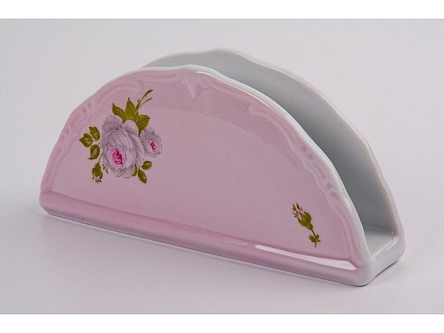 Салфетница 17см Weimar Porzellan Алвин розовый