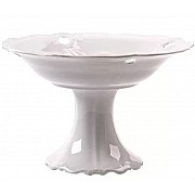 Ваза для фруктов Илза на ножке Недекорированный Weimar Porzellan 25 см