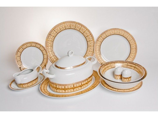 Сервиз столовый Thun Каиро 6461АО на 6 персон 27 предметов