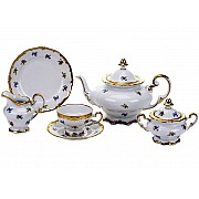 Сервиз чайный Мейсенский цветок Weimar Porzellan на 6 персон подарочный