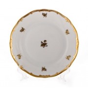 Набор тарелок Роза золотая Weimar Porzellan 19 см 6 штук
