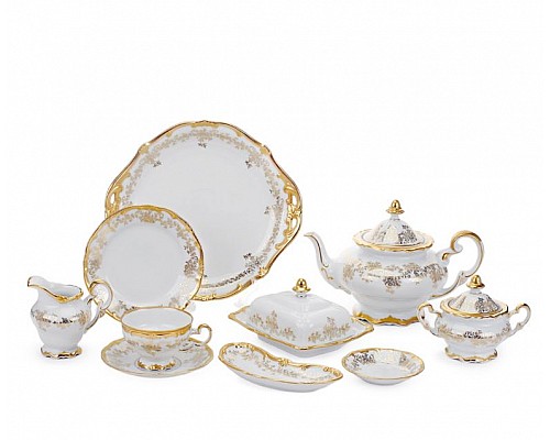 Сервиз чайный Кастэл Weimar Porzellan на 12 персон 54 предмета