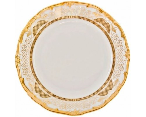 Набор тарелок Симфония Золотая Weimar Porzellan 19 см 6 штук