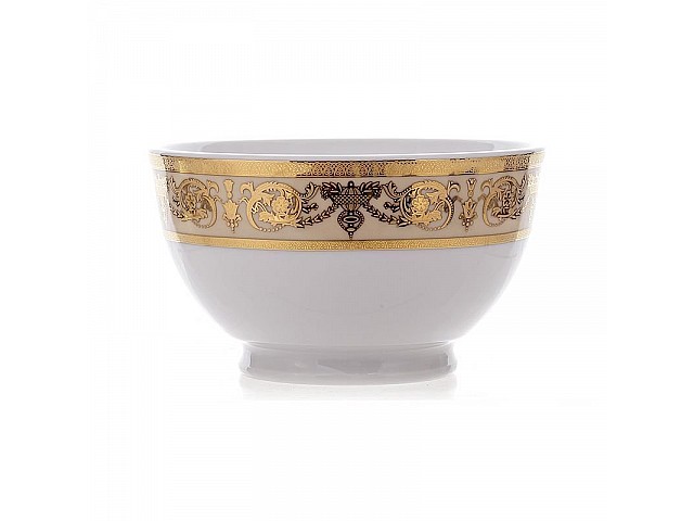 Салатник круглый 13 см Bavaria Александрия Крем/зол