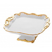 Блюдо квадратное на ножке Престиж Weimar Porzellan 21см